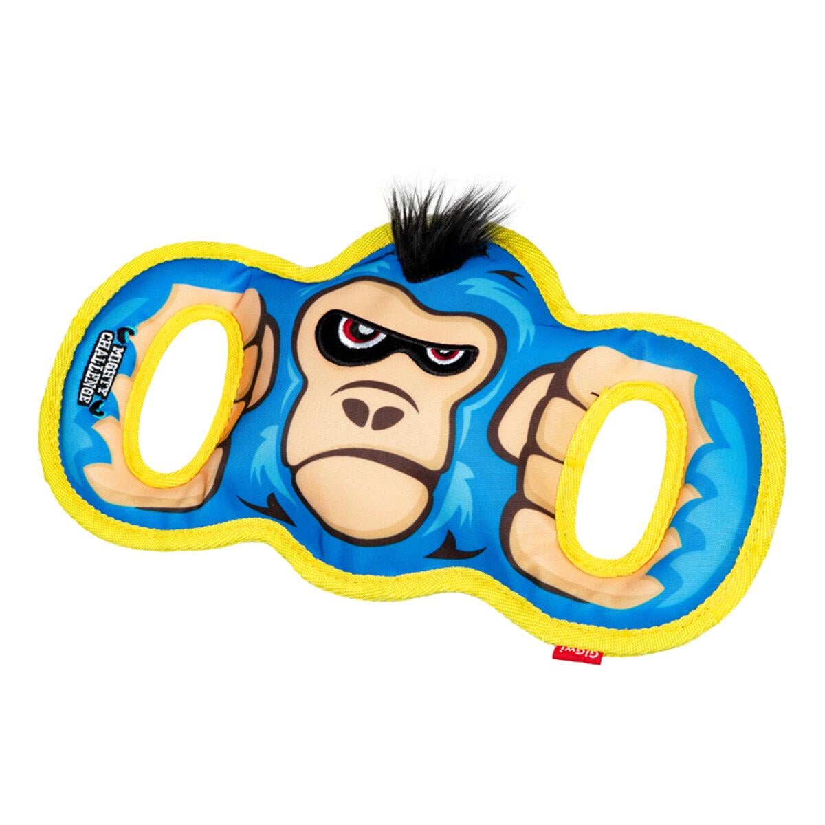 Игрушка для больших собак GiGwi MIGHTY CHALLENGE Горилла с пищалкой износостойкий L 34 см (25881095)