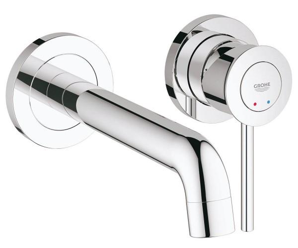 Смеситель для раковины однорычажный Grohe на два отверстия BAU CLASSIC 20292000 (25496)