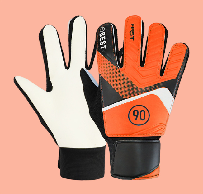 Воротарські рукавички дитячі TOTAL-90 №7 на 10-14 років Помаранчевий (FST90-OR7) - фото 1