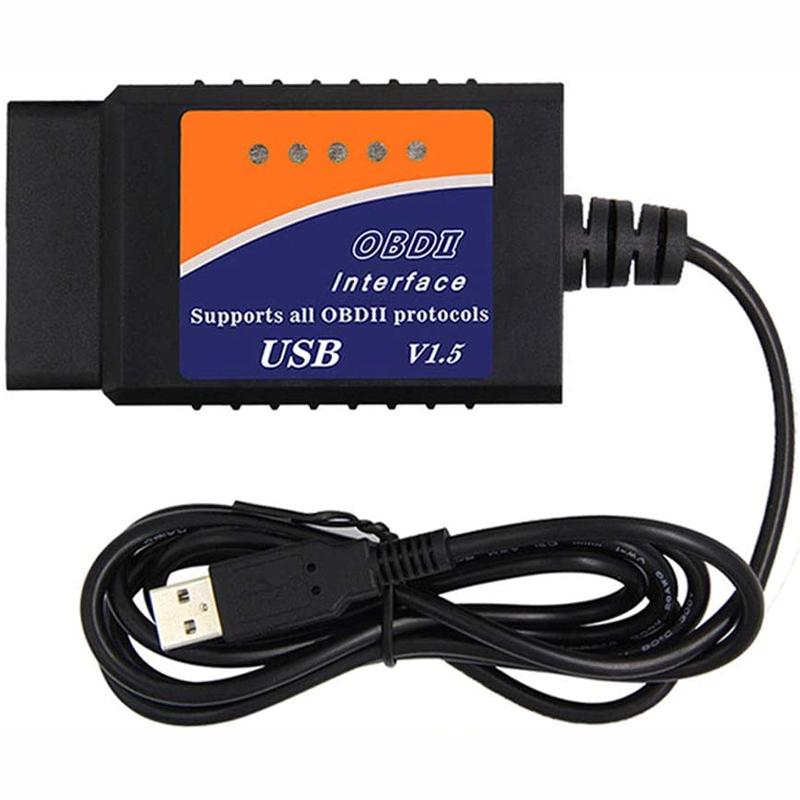 Автосканер диагностический 4Sport OBD/OBD2 ELM327 USB v1.5 Black (WAZ-ELM327-V3BK)