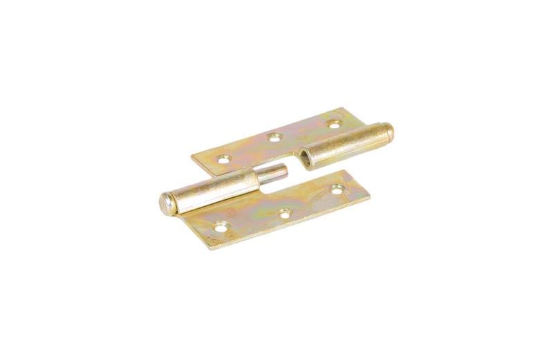 Петля накладна Господар ліва оцинкована 70 мм (92-0758) Петля накладна Господар ліва оцинкована 70 мм (92-0758)