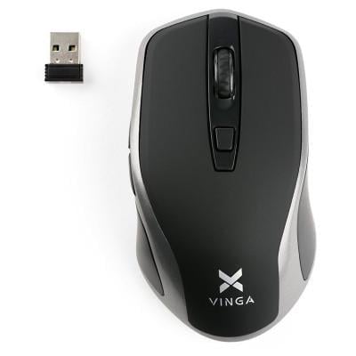 Компьютерная мышка Vinga MSW-909 Silent Black/Grey (36260905)