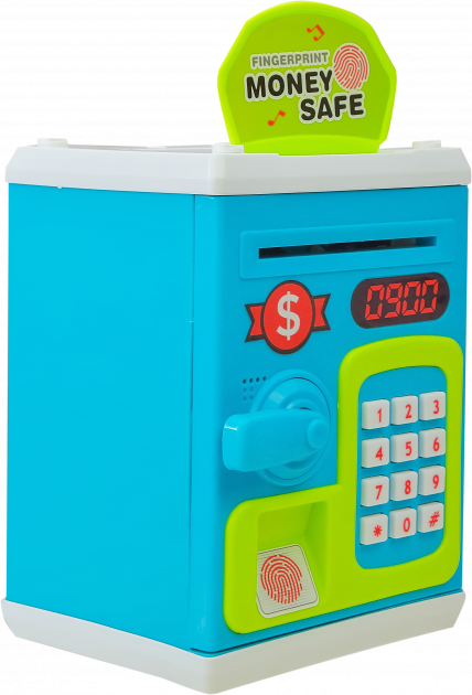 Копилка детская Money Safe WF-3002 с отпечатком пальца и кодовым замком