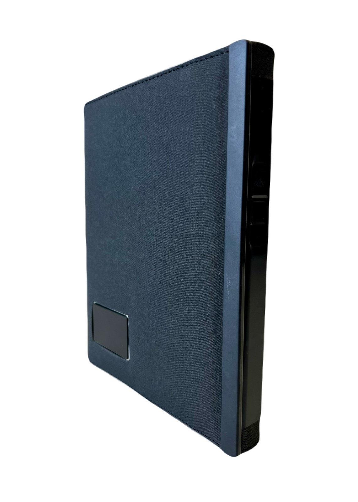 Смарт-блокнот AB tech c отпечатком пальца Touch ID и беспроводной зарядкой Черный Смарт-блокнот AB tech c отпечатком пальца Touch ID и беспроводной зарядкой Черный