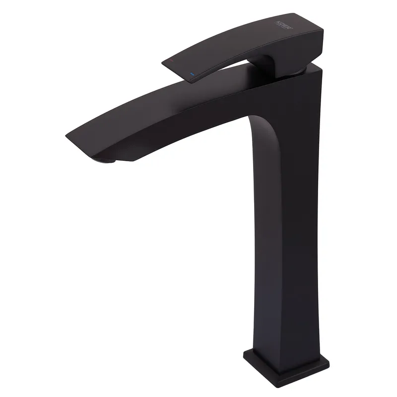 Змішувач для умивальника KOER KB-11007-05 високий Чорний (KR3441)