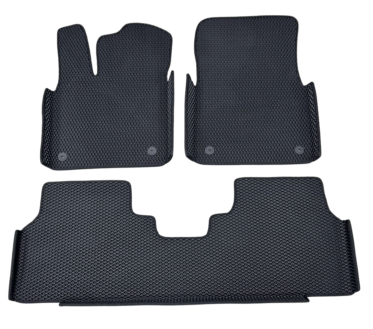 Коврики EVA с бортиками в салон для Volkswagen ID.4 Crozz гг. Черный (1984985246)