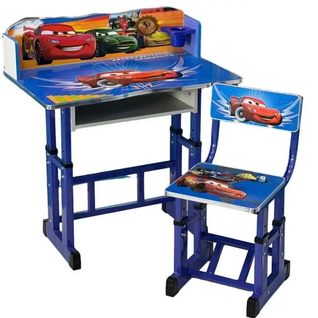 Парта регулируемая из Тачки с подставкой для кистей полкой и стулом 70х45 см (opt-106292)