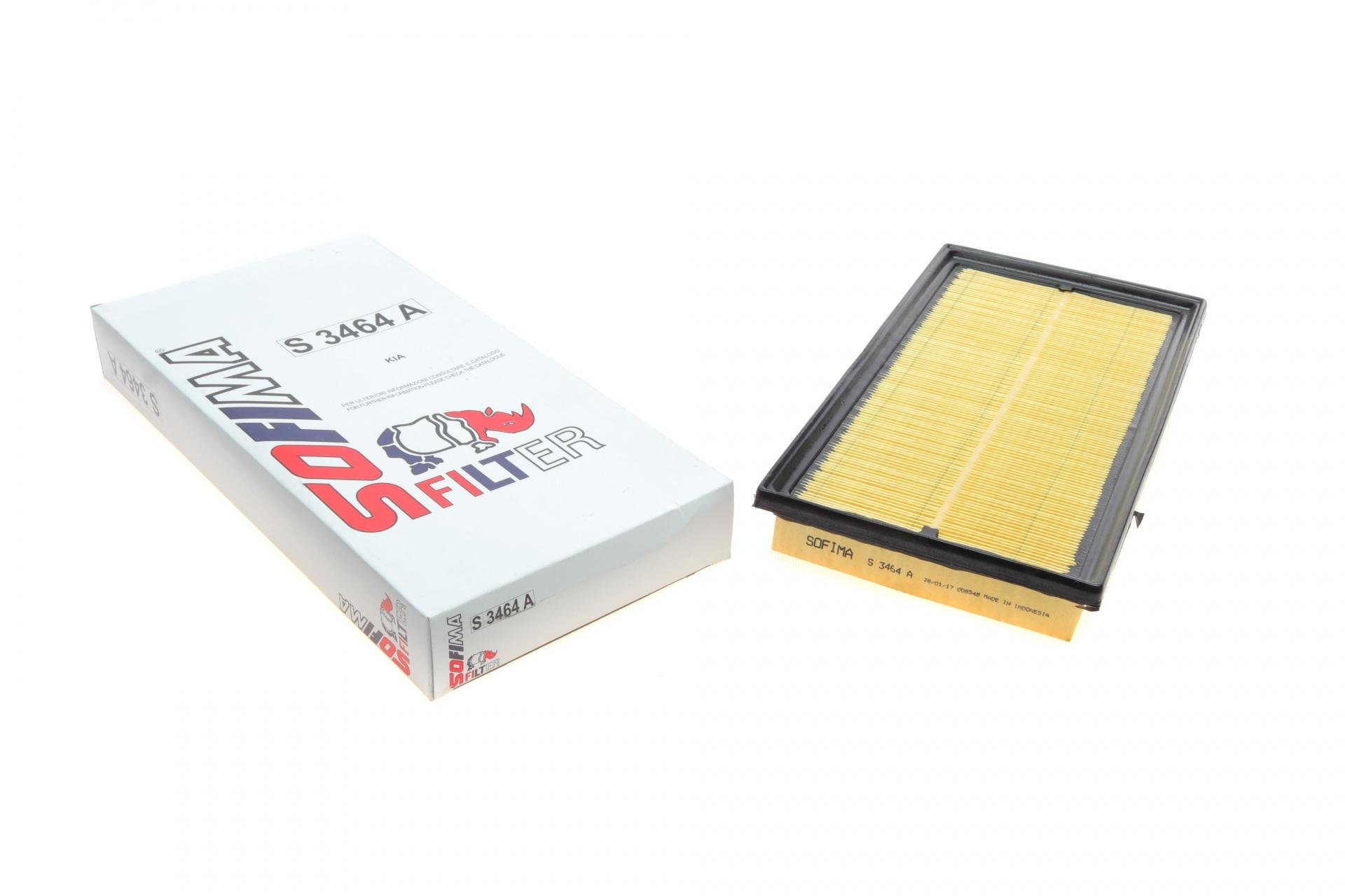Фільтр повітряний SOFIMA для Kia Cerato/Shuma 1,6/1,8i 01-04- (S 3464 A)