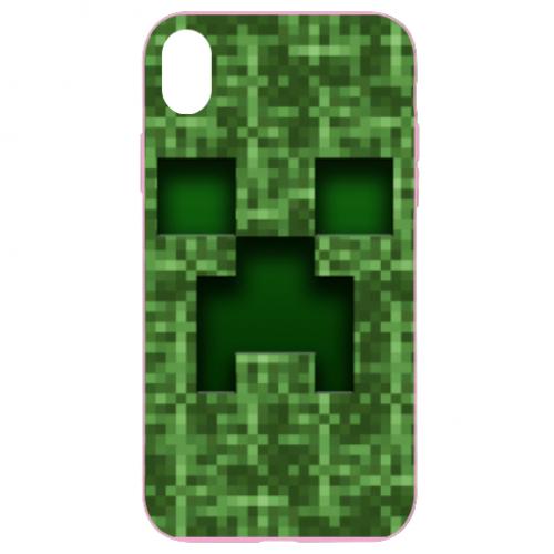 Чехол для iPhone XR Minecraft пиксели