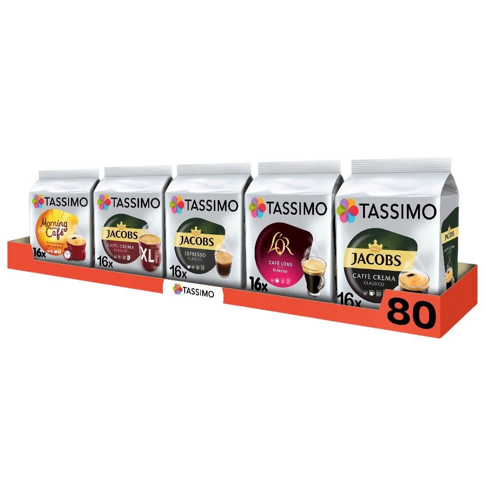 Набор кофе в капсулах Jacobs Tassimo Set 29 80 капсул