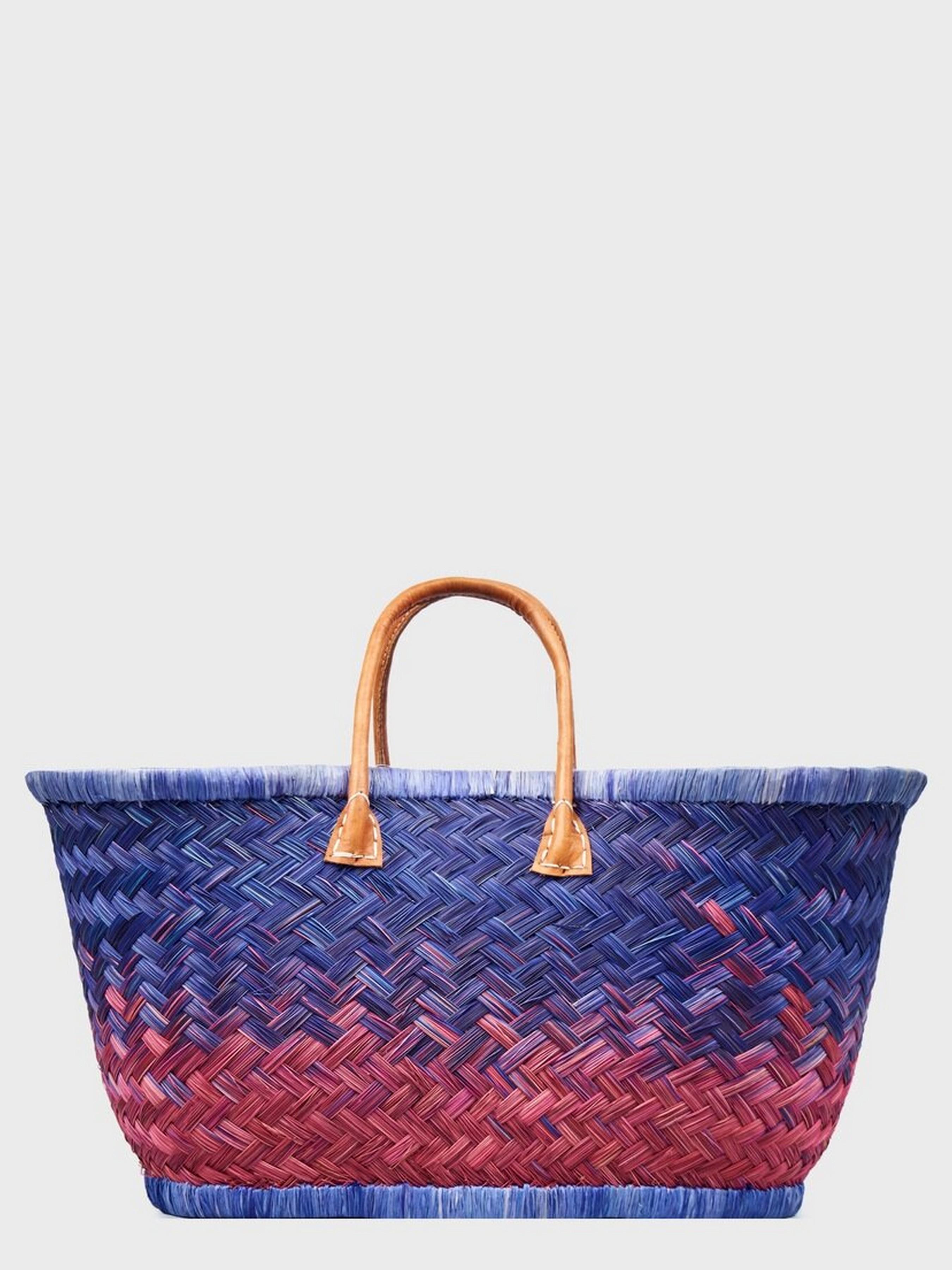 Пляжна сумка LE COMTOUR DE LA PLAGE Aravola BM_Bicolor_329 Синій/Червоний