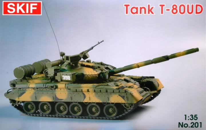 Сборная модель Skif Танк Т-80УД "Береза" 1:35 (МК201)