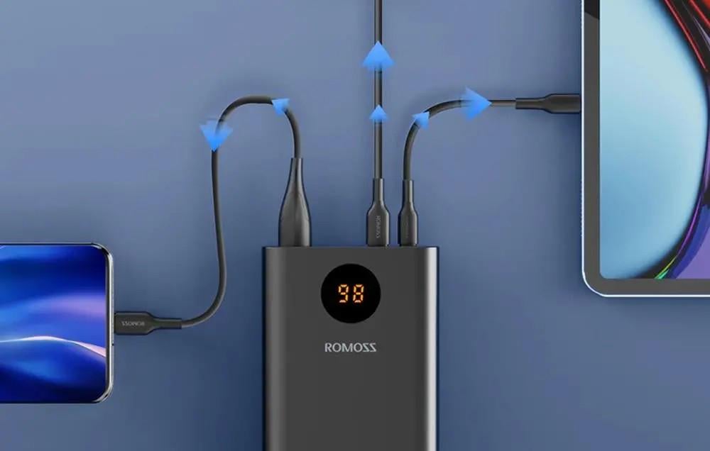 Повербанк Romoss 30000 mAh 30W Black (PEA30) - фото 5 Повербанк Romoss 30000 mAh 30W Black (PEA30) - фото 5