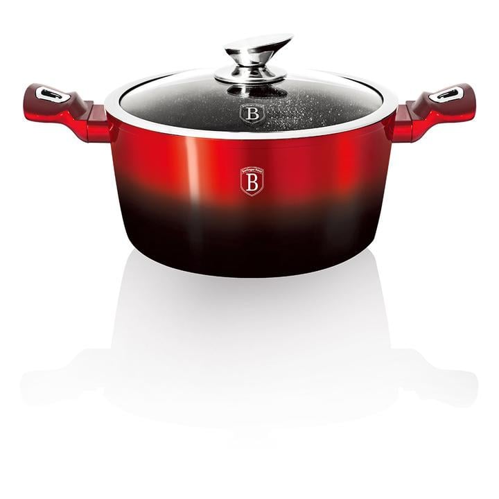 Каструля з кришкою Berlinger Haus BH-1628N 4,1 л Червоний (14392492)