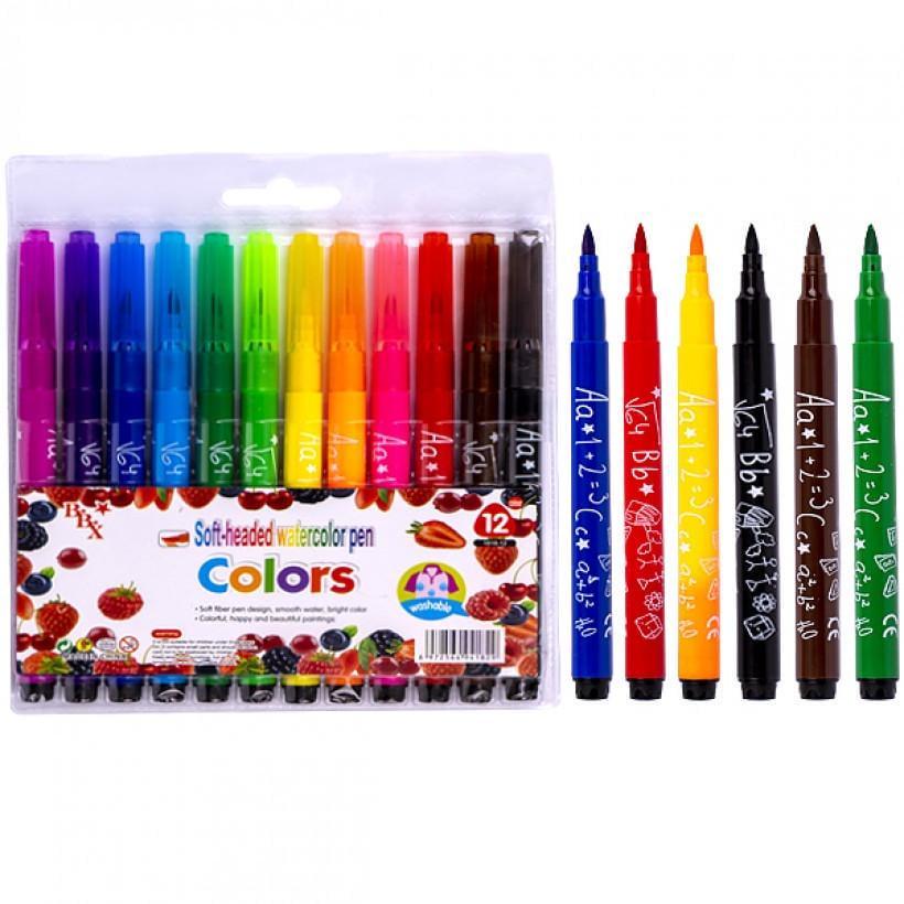 Набір фломастерів Colors 1818-12 12 кольорів (RLT19631) - фото 2