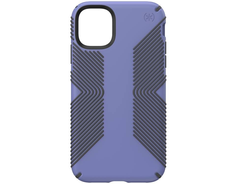 Чохол протиударний із антимікробним покриттям Speck Presidio Grip для Iphone 11 (6.1") Wisteria Purple Slate Gray