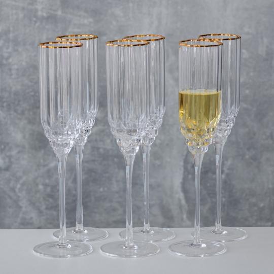 Набор бокалов Elisey Золотые сутки 200 мл 6 шт. Прозрачный (9118-005) - фото 3 Набор бокалов Elisey Золотые сутки 200 мл 6 шт. Прозрачный (9118-005) - фото 3