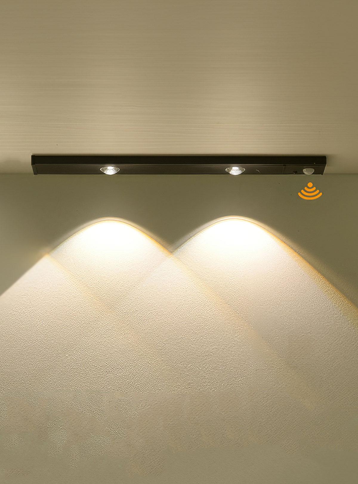 Светодиодная лампа OnePro 9160 с аккумулятором датчиком движения для кухни/ванной 30 см 68601 Черный