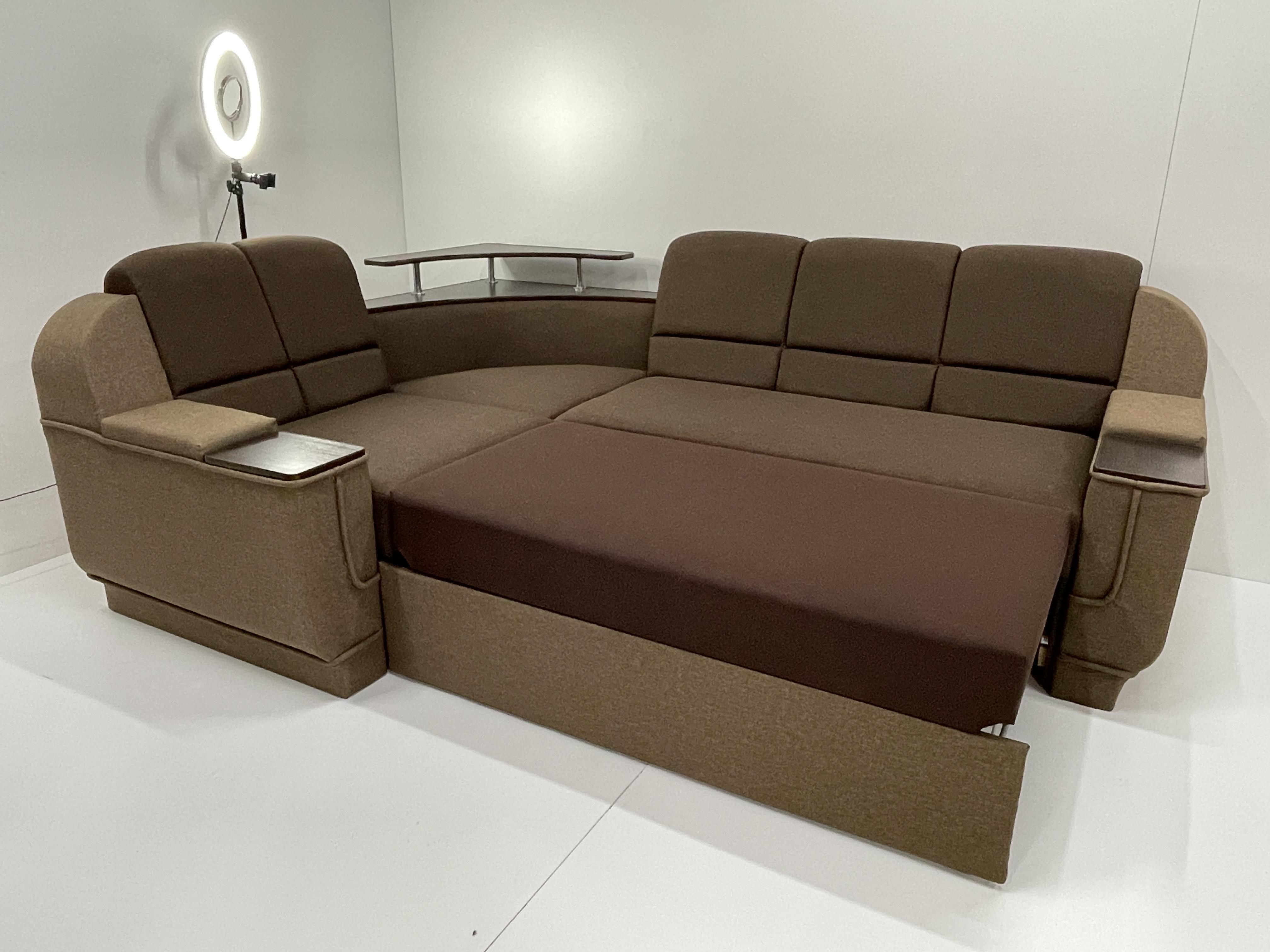 Диван кутовий Меркурій 255х185 см Коричневий - фото 5