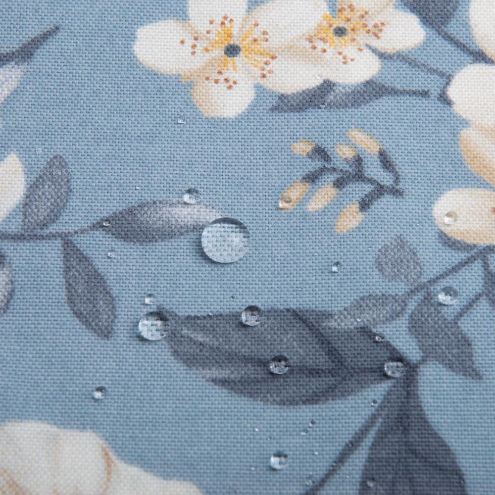 Тканина декоративна V-08 Лілія з водовідштовхувальним просоченням Денім (25540) - фото 2