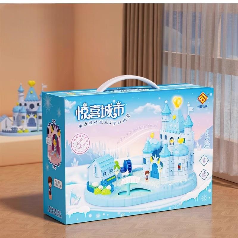 Магнітний ігровий набір-замок Чарівне королівство Блакитний (7572) - фото 7 Магнітний ігровий набір-замок Чарівне королівство Блакитний (7572) - фото 7