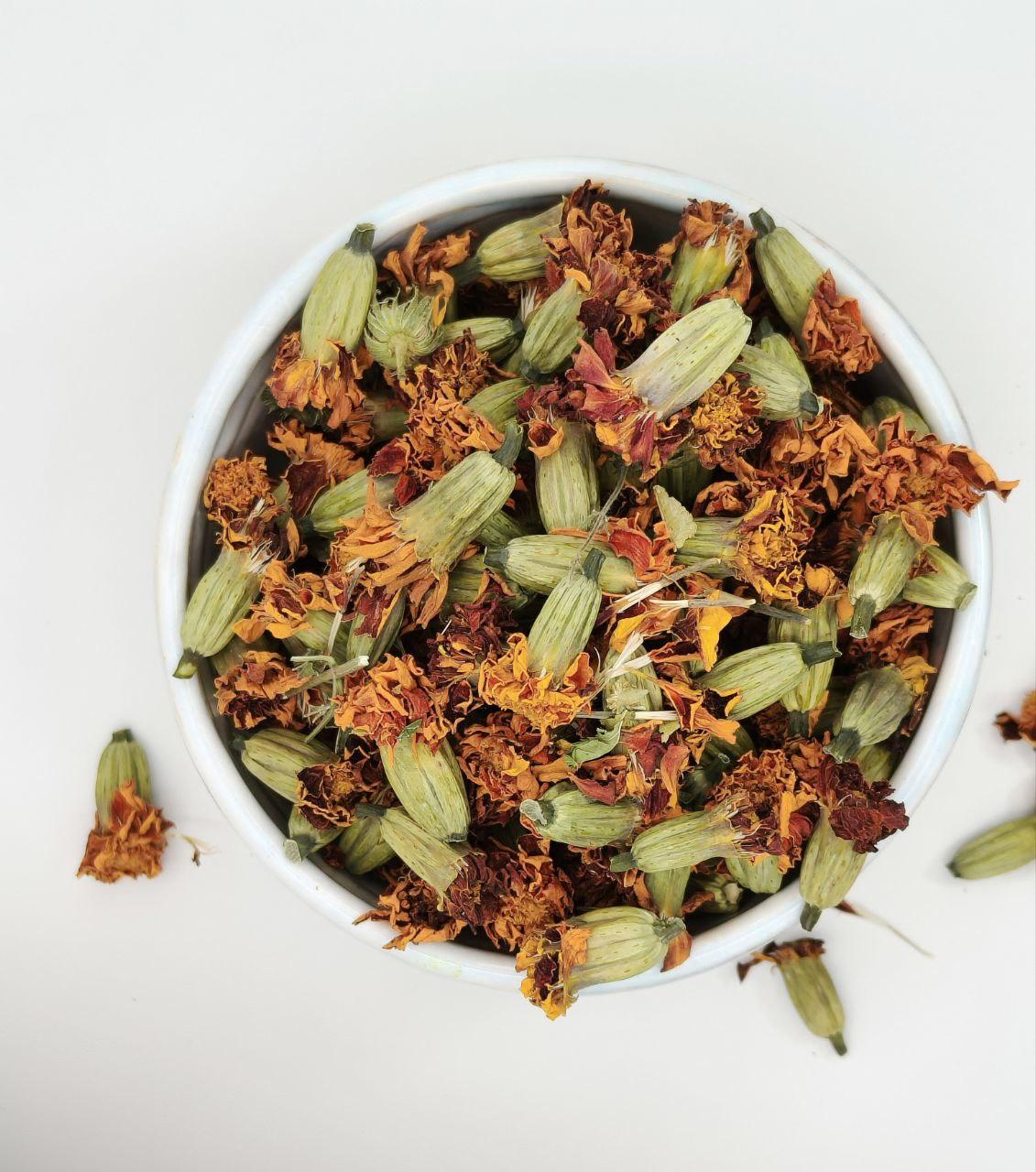 Бархатці червоні сушені квітки 25 г (49)