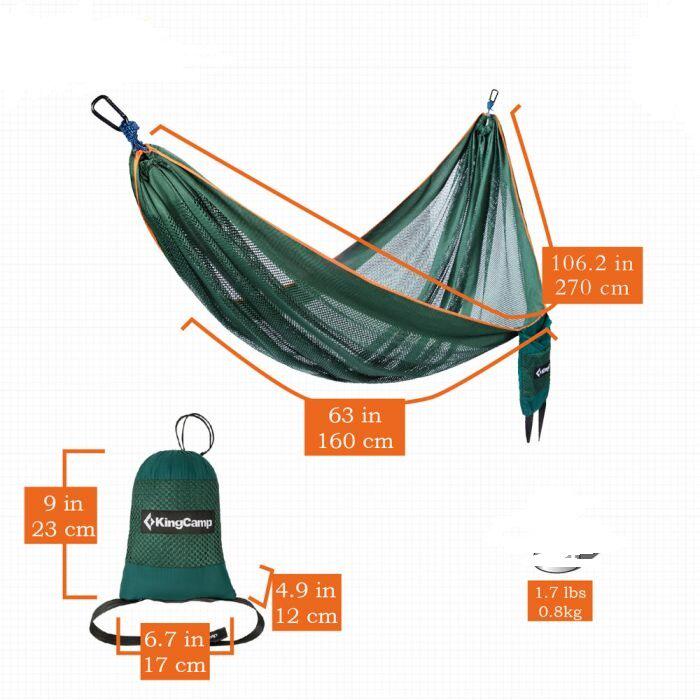 Гамак туристический KingCamp AURORA KG3755 (53665) - фото 2 Гамак туристический KingCamp AURORA KG3755 (53665) - фото 2