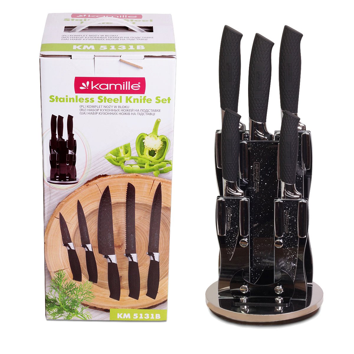 Набор ножей Kamille 6 пр. KM-5131B