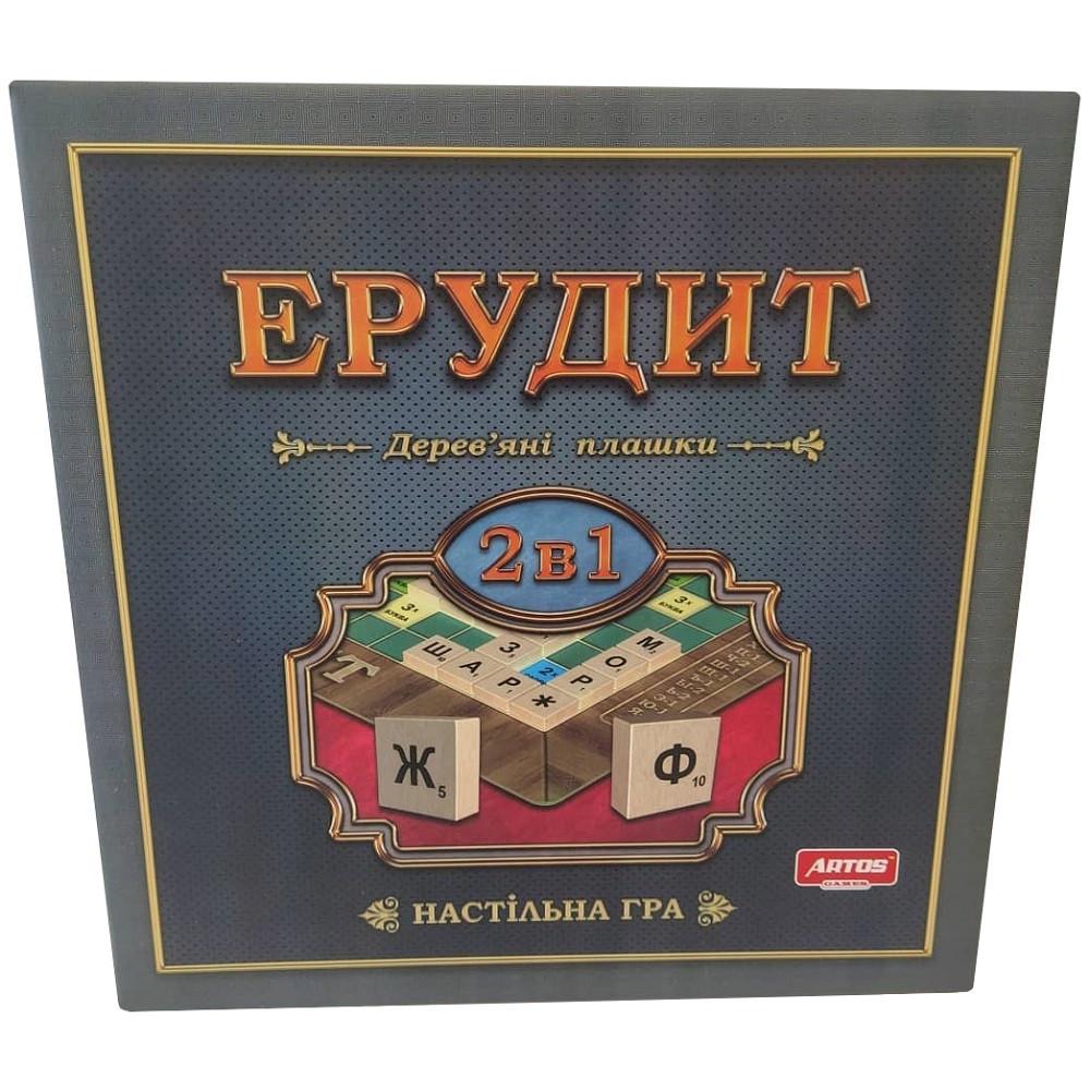 Настольная игра развивающая "Ерудит 2в1" (28443912)
