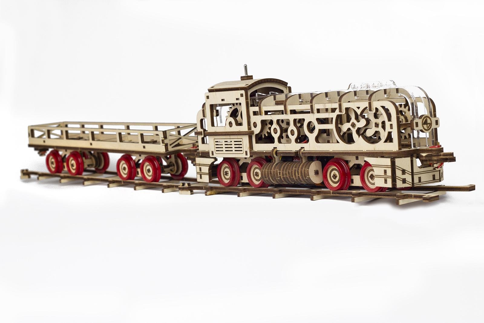 Конструктор механический 3D Time for Machine Lord of The Rails поезд с электродвигателем (T4M380308)