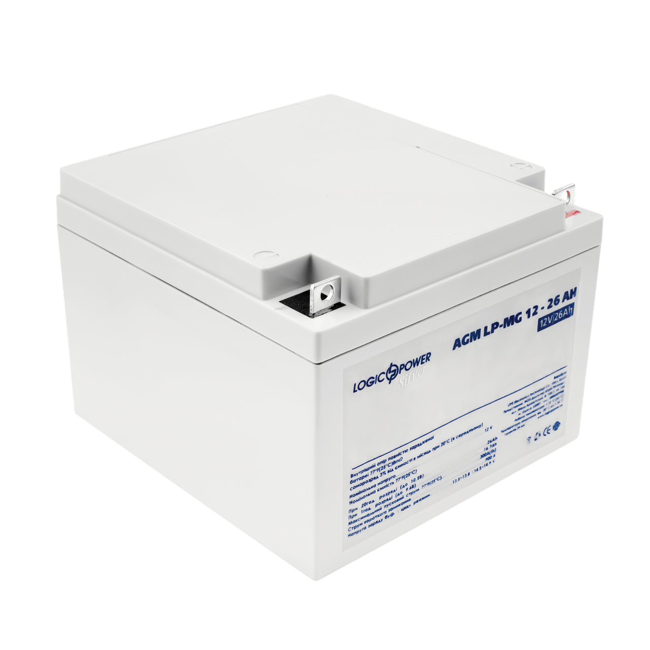 Аккумулятор мультигелевый LP-MG 12V-26 Ah Silver