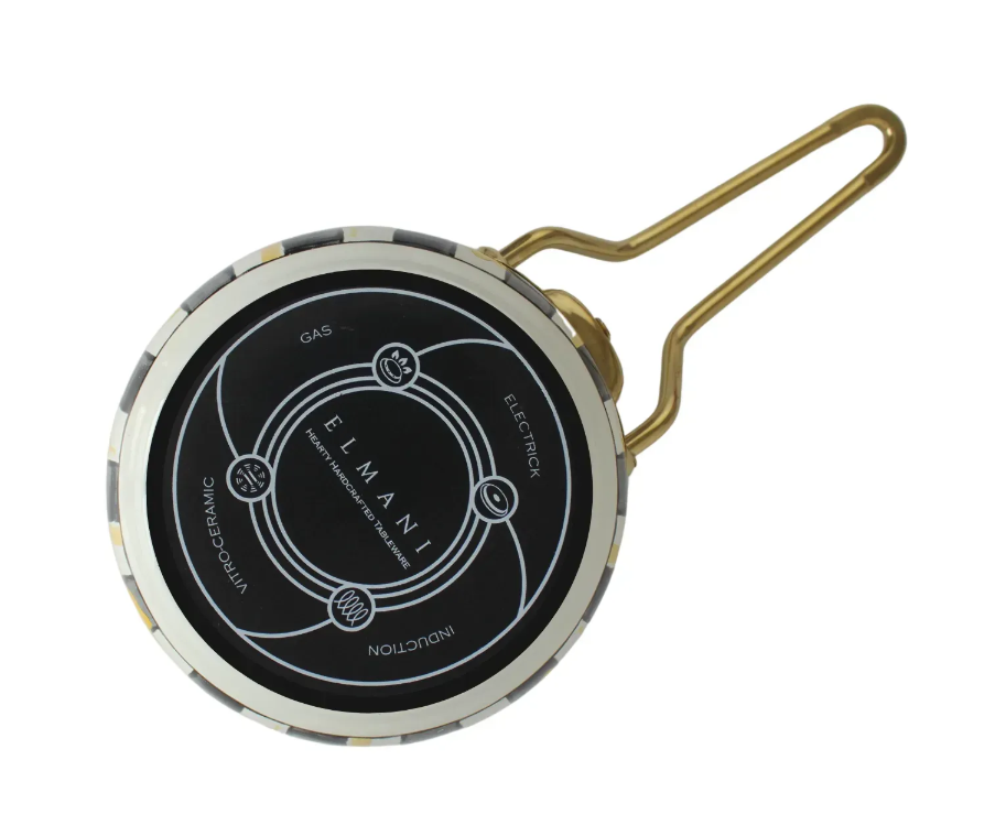 Ковш эмалированный Elmani SICILY с крышкой 0,9 л 14х31 см - фото 2 Ковш эмалированный Elmani SICILY с крышкой 0,9 л 14х31 см - фото 2