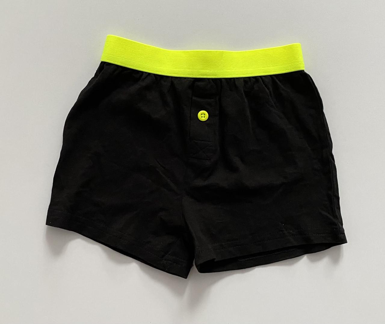 Труси-боксерки на хлопчика з яскравою резинкою Primark 164 см на 16-17 років Чорний (2620425374)