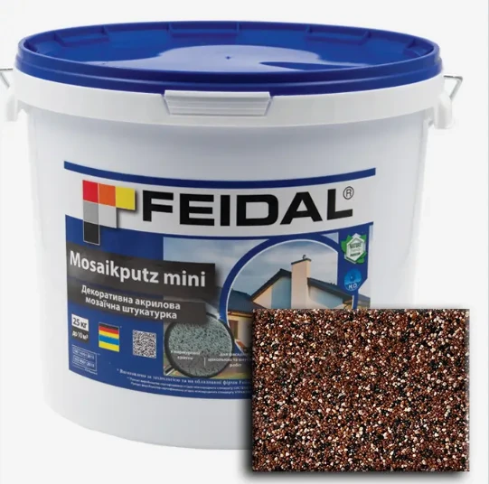 Декоративная штукатурка акриловая мозаичная Feidal Mosaikputz mini А29 25 кг (1886455793) Декоративная штукатурка акриловая мозаичная Feidal Mosaikputz mini А29 25 кг (1886455793)