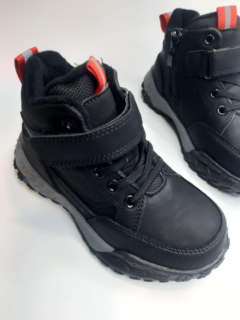 Черевики для хлопчика Clibee р. 29 18,5 см Чорний (87 GB black) - фото 3