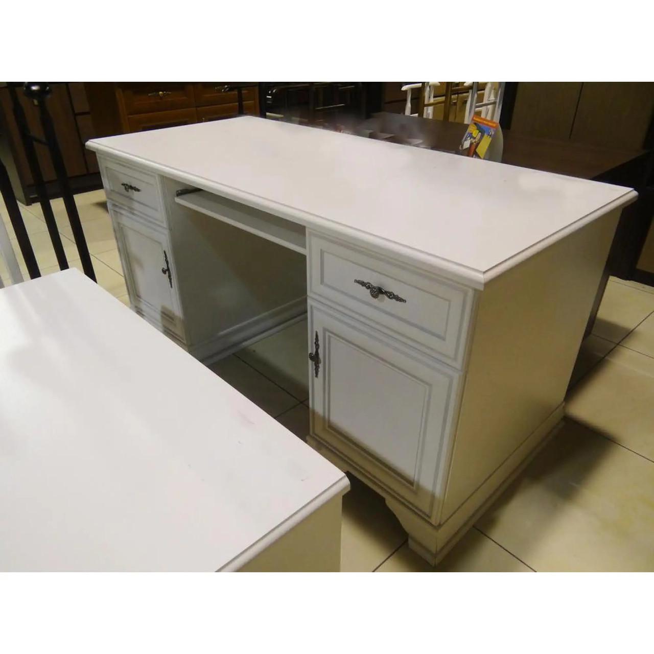 Стіл комп'ютерний ВМК Кентукі BIU2D2S Білий альпійський (GRB-1771) - фото 3 Стіл комп'ютерний ВМК Кентукі BIU2D2S Білий альпійський (GRB-1771) - фото 3