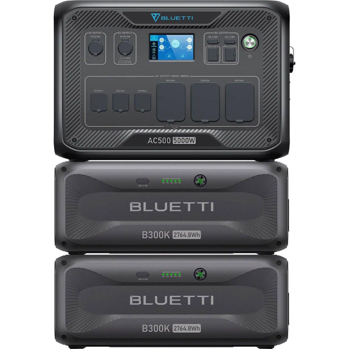 Зарядная станция BLUETTI AC500 и 2 х B300K Зарядная станция BLUETTI AC500 и 2 х B300K