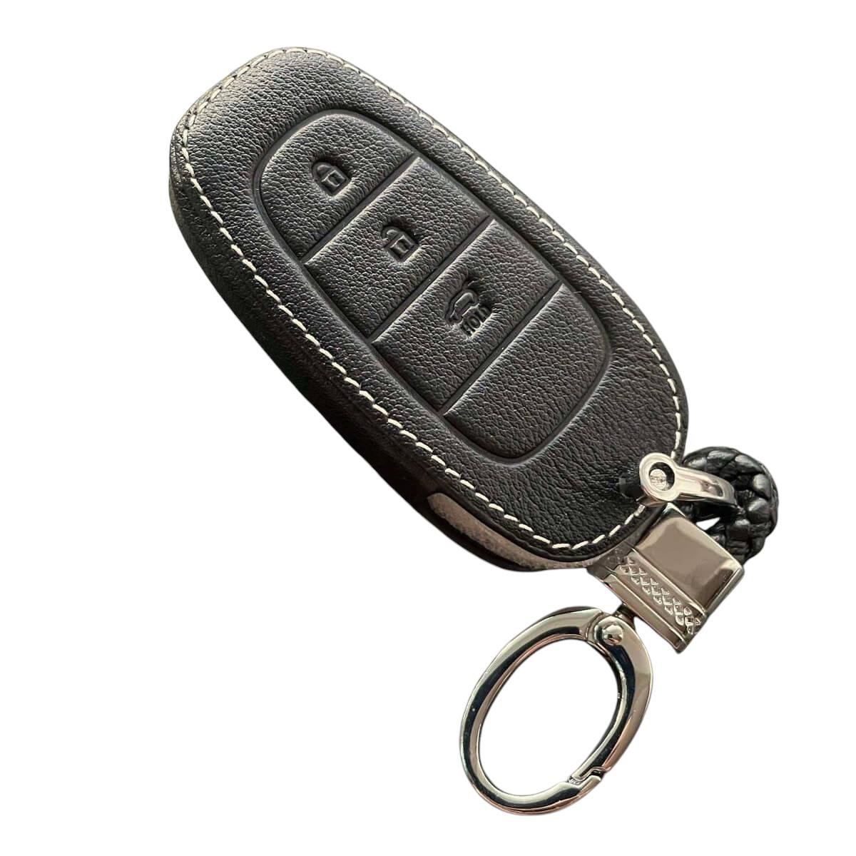 Чехол кожаный для ключа Hyundai (hu11le)