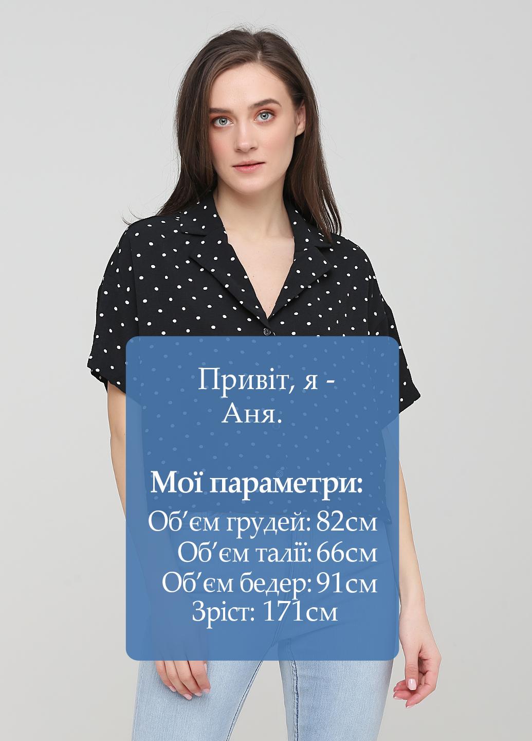 Блузка Monki XS Черный (2000000934778) - фото 5