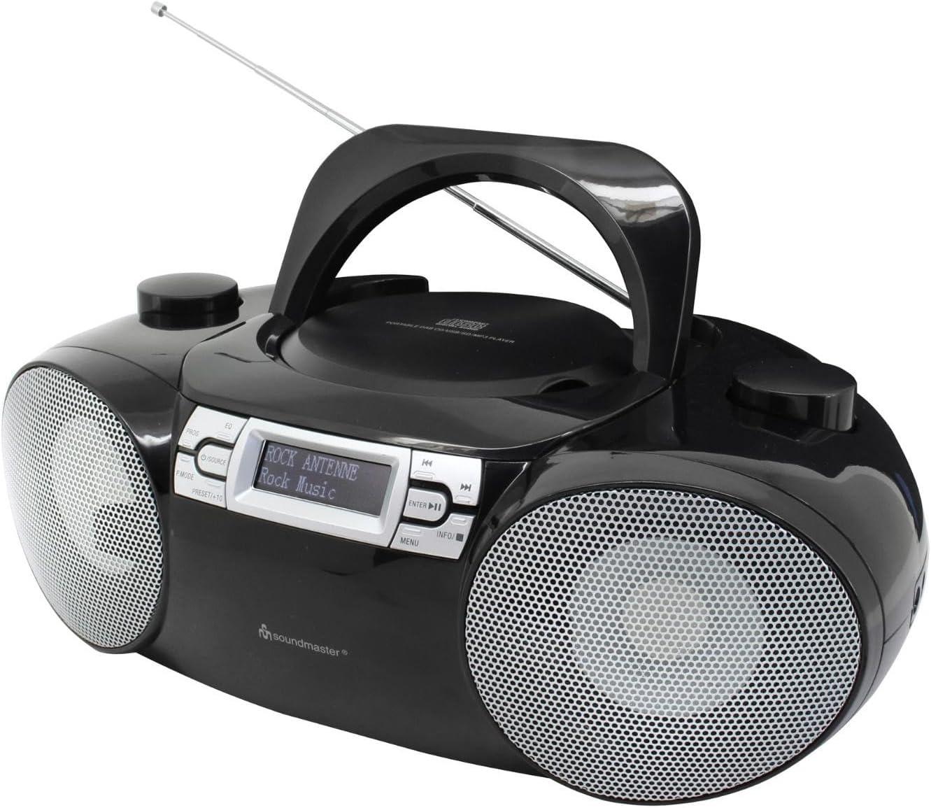 Бумбокс Soundmaster SCD8100SW DAB+ FM CD-MP3 USB Bluetooth Черный - фото 6