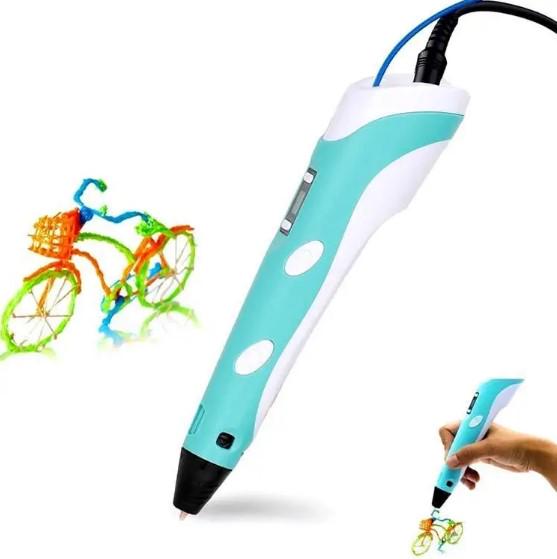 Комплект детский STN-28 наушники с кошачьими ушками/3D-ручка для рисования/пластик 50 м Разноцветный/Голубой - фото 2 Комплект детский STN-28 наушники с кошачьими ушками/3D-ручка для рисования/пластик 50 м Разноцветный/Голубой - фото 2