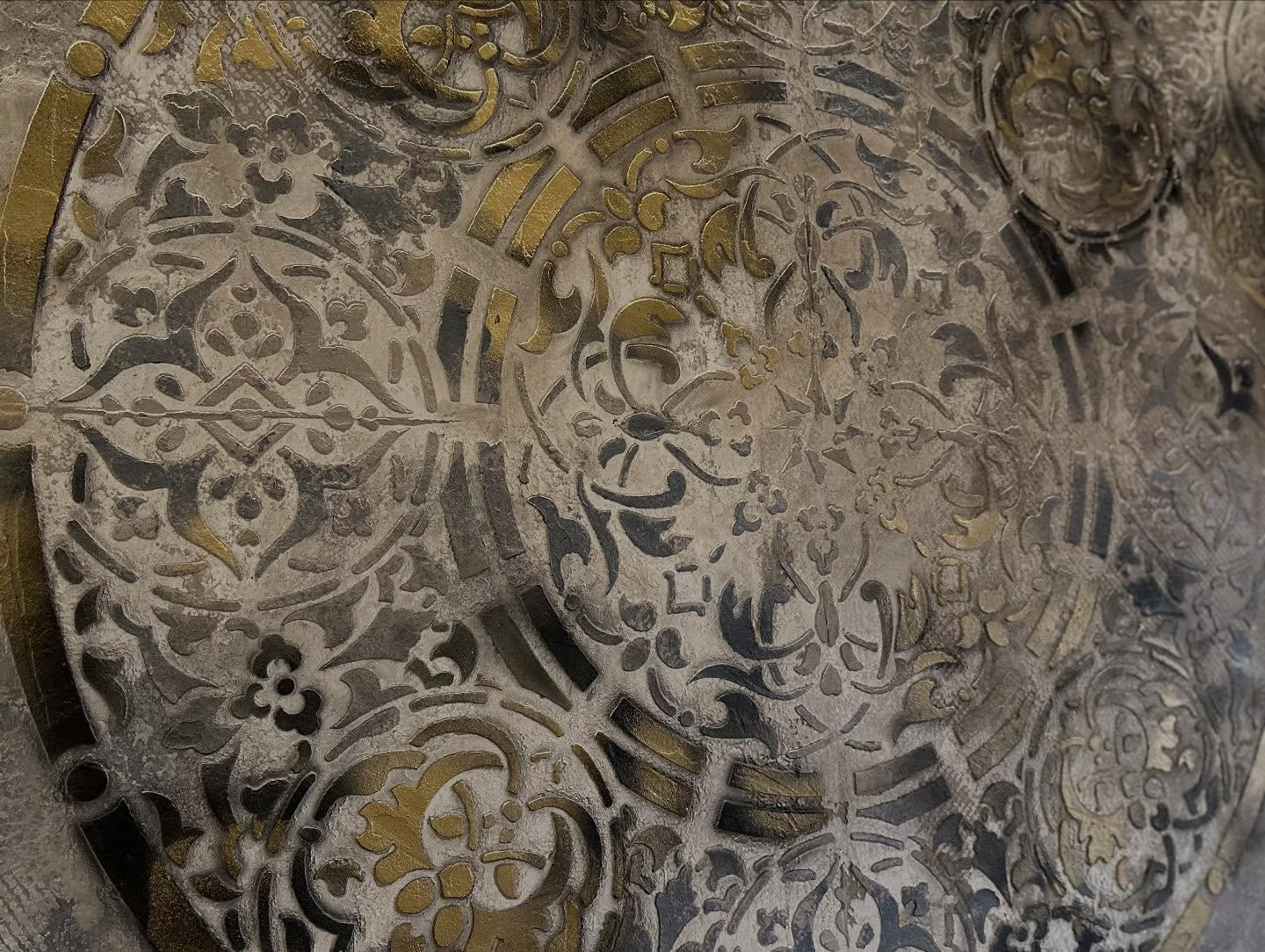 Набор трафаретов DFA Круглые узоры обновления стен для штукатурки и краски 0,3-1 мм 2 шт. (N00144) - фото 7