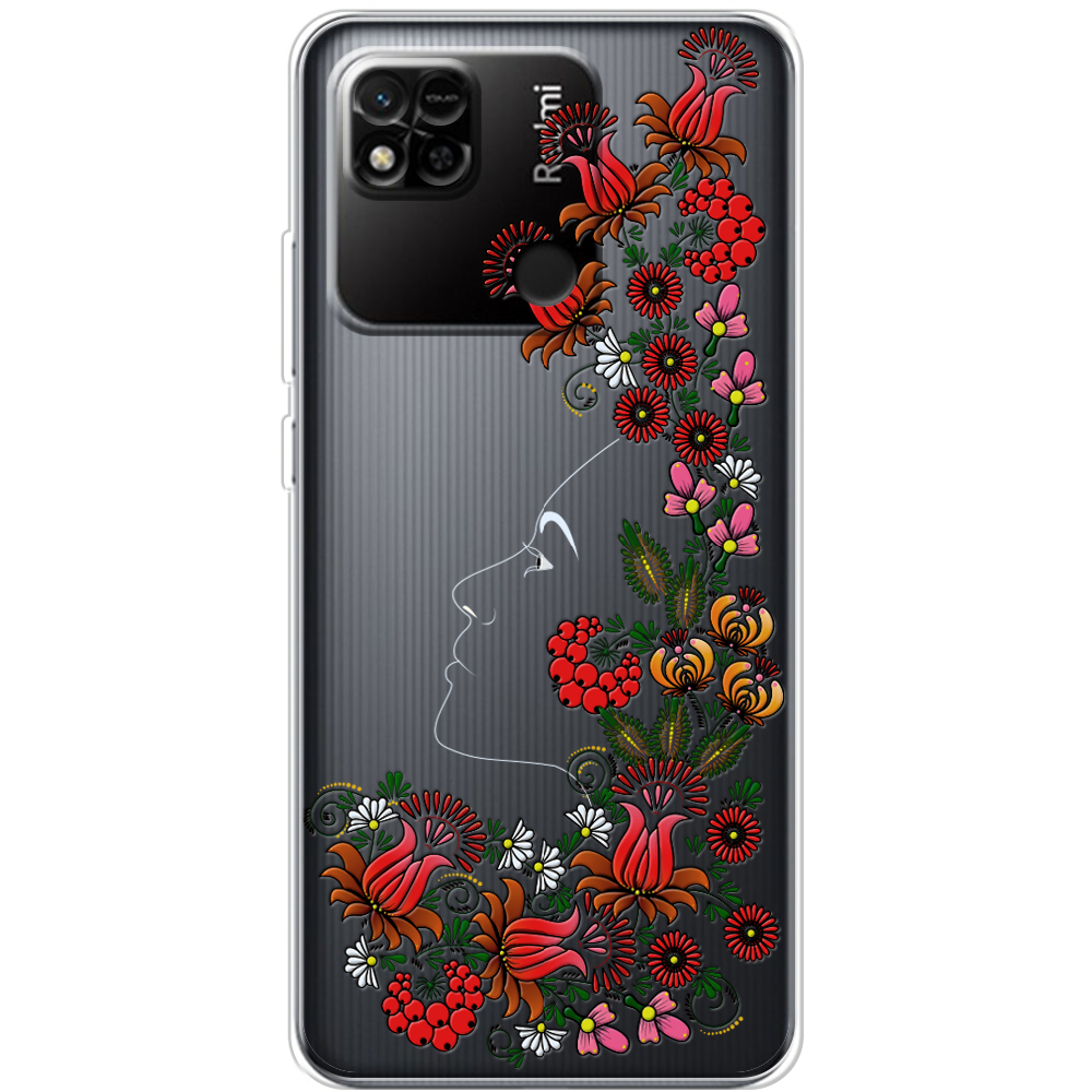 Чехол BoxFace Xiaomi Redmi 10A 3D Ukrainian Muse Прозрачный силикон (44590-bk64-44590)