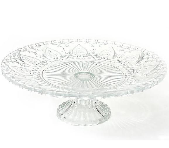Фруктовница стеклянная Ajour на ноге Ø 30 см (BD-543-110)