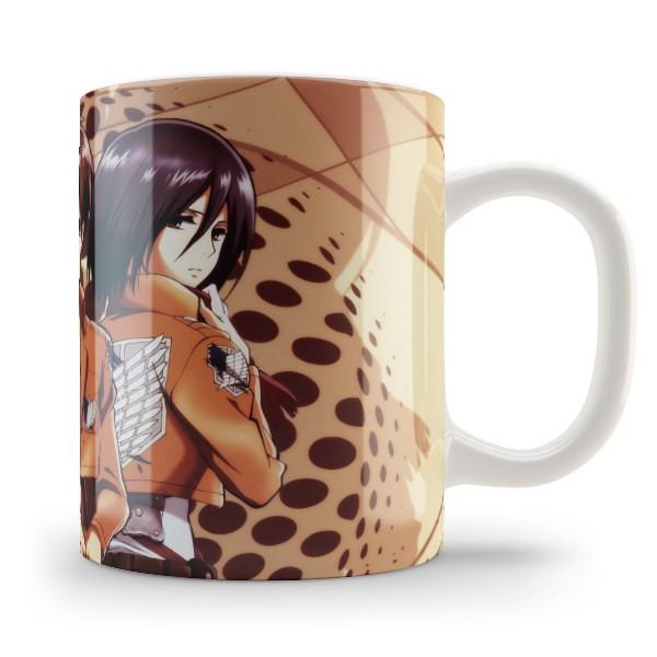 Чашка Geek Land Атака Титанов Attack on Titan Эрен и Микаса Белый AT.02.024