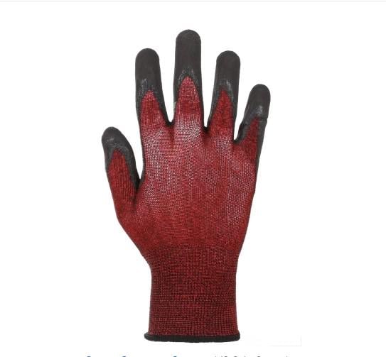 Перчатки рабочие Пена р. 10 Бордовый с черным (000023145)