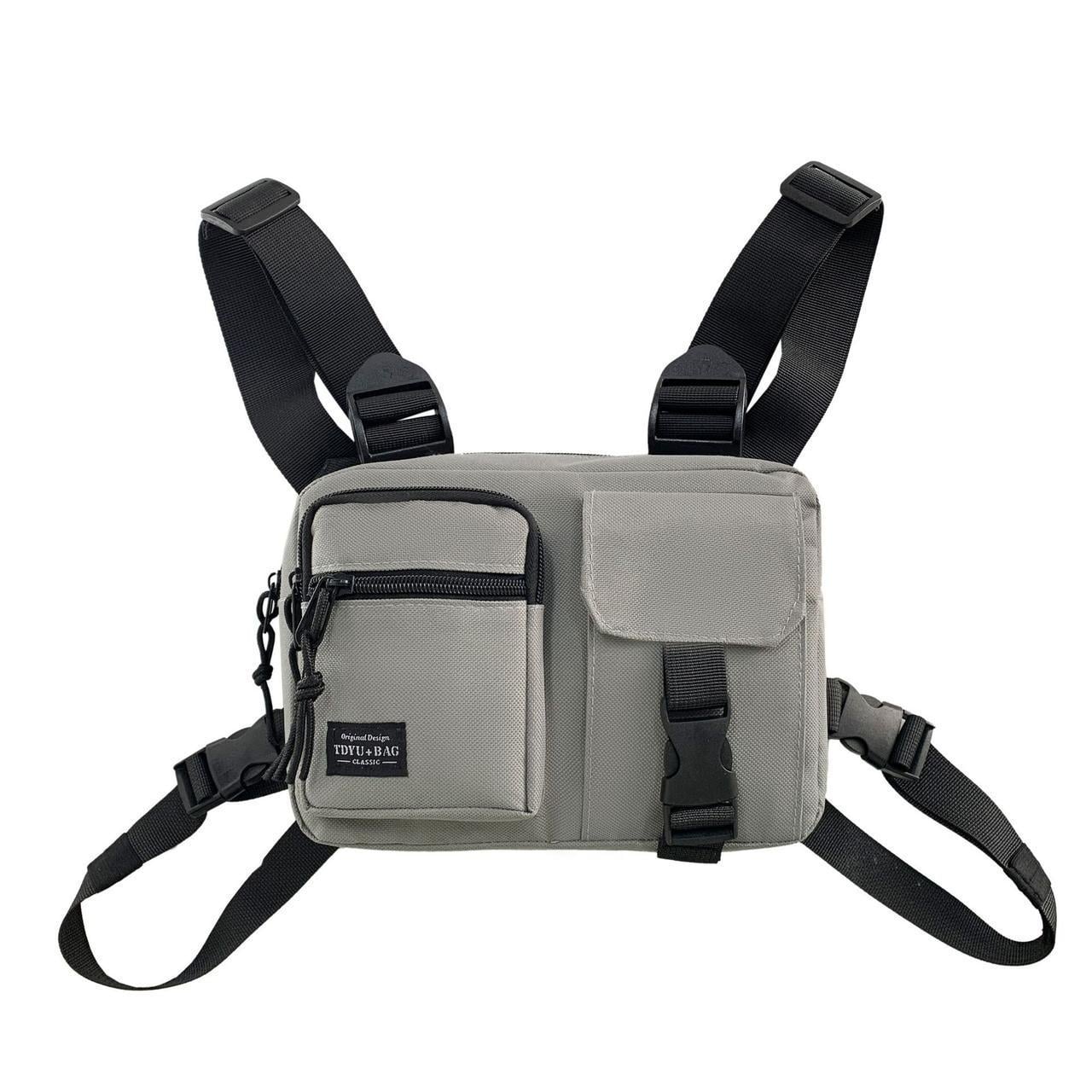 Сумка нагрудна 5008 TOYU BAG Сірий (2412821932)
