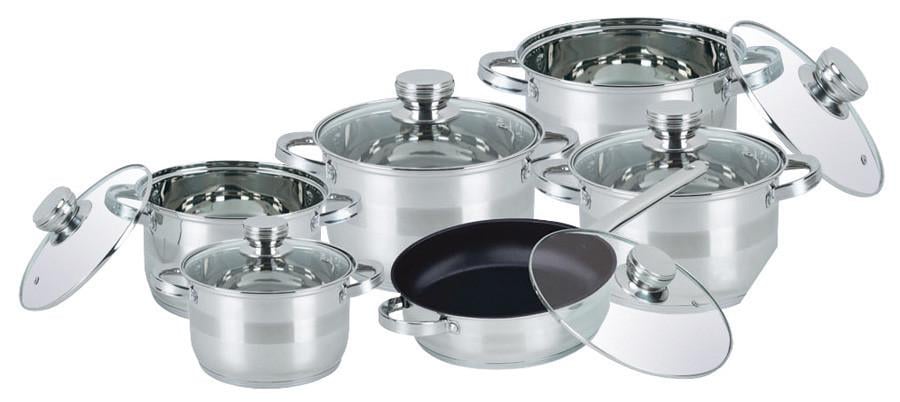 Набор кухонной посуды Bohmann BH-1275 MRB 12 пр. (1305946716)