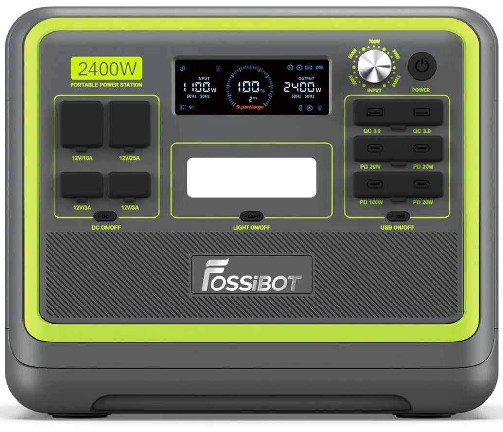 Зарядна станція Fossibot F2400 2400W 2048Wh Green