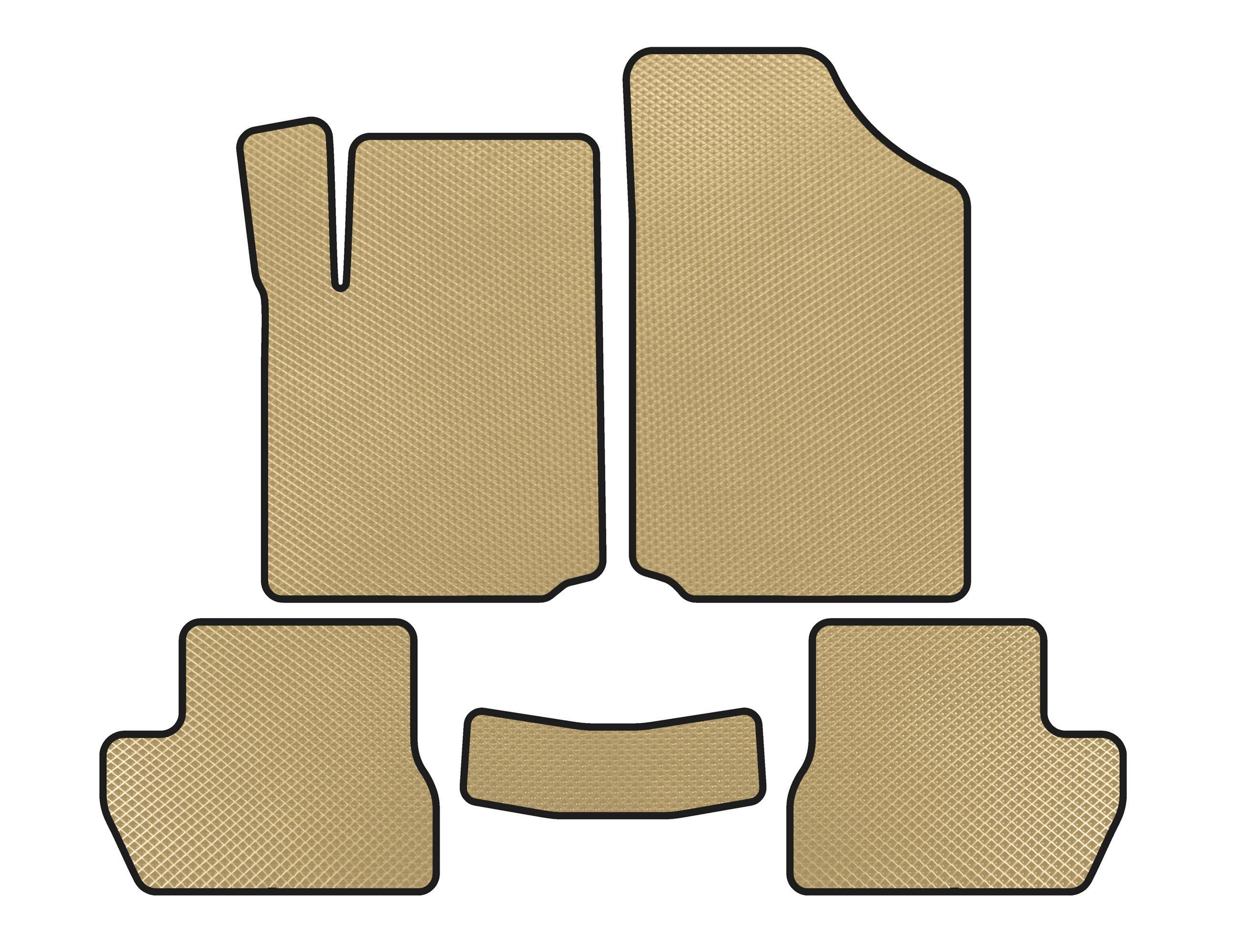 Коврики Digital Designs EVA для Citroen C-2 2003-2009 гг. этилвинилацетат Бежевый (138543)